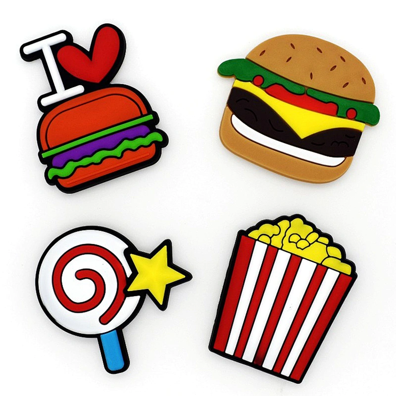 Wholesale Custom Promotional Gift Hamburger Magnet Fridge Magnet