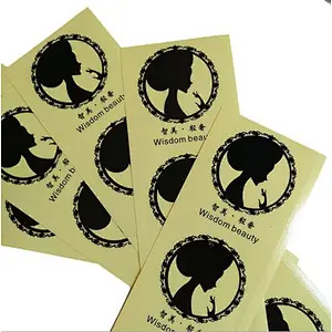 Laptop waterproof adhesive pvc printed printing die cut custom wall sticker decoration