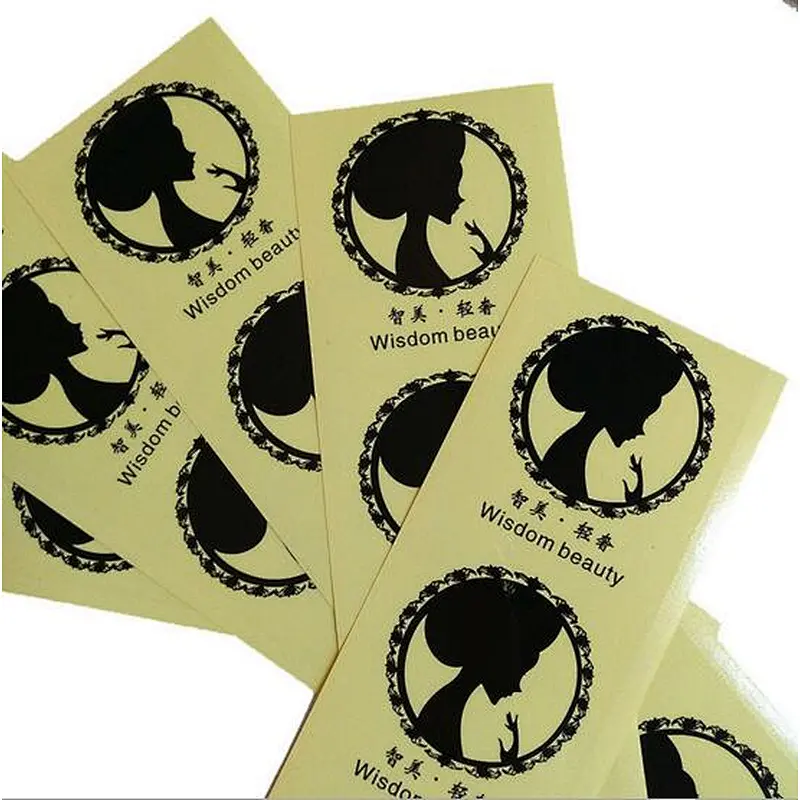 Laptop waterproof adhesive pvc printed printing die cut custom wall sticker decoration