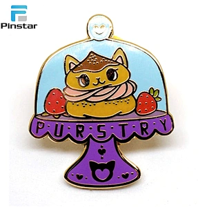 Wholesale cheap custom metal hard enamel kids cartoon character lapel pins