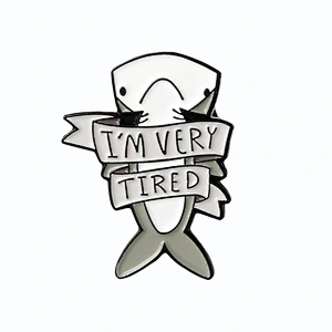 High Quality Custom Pins Animal Shark Soft Enamel Lapel Pin