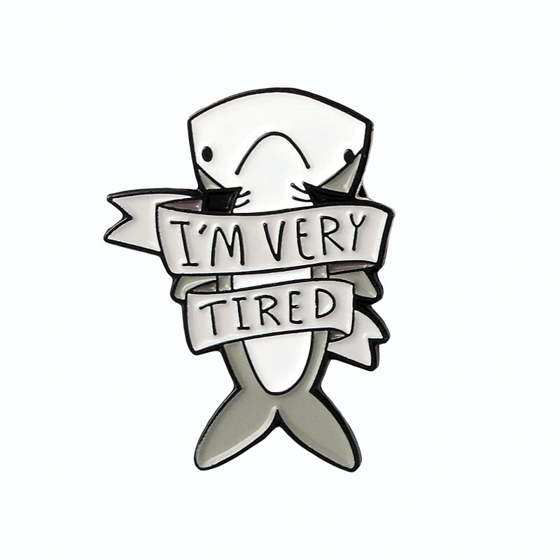 High Quality Custom Pins Animal Shark Soft Enamel Lapel Pin