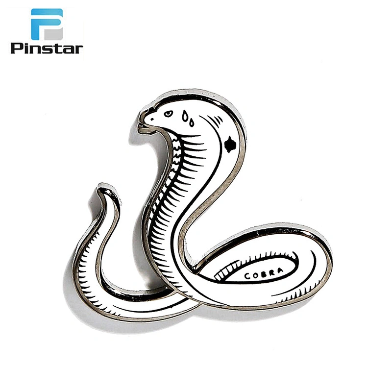 3d dog shaped hard enamel lapel pin badge