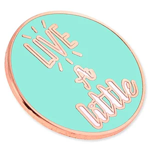 Wholesale Customized Letter Hard Enamel Pin Metal Badge
