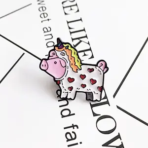Pig Unicorn Cartoon Enamel Lapel Pin