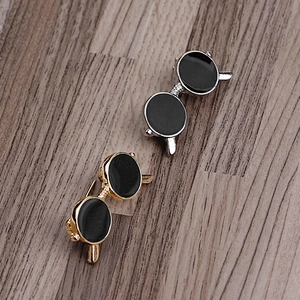 Factory Wholesale In Stock Custom Gold Silver Metal Brooch Badge Sunglasses Pin
