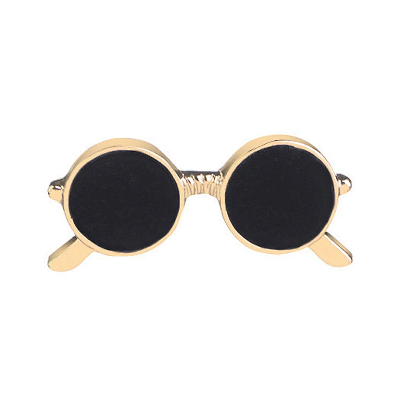Factory Wholesale In Stock Custom Gold Silver Metal Brooch Badge Sunglasses Pin