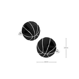 Wholesale Sell Custom Blank Fashion basketball Cufflinks For Men