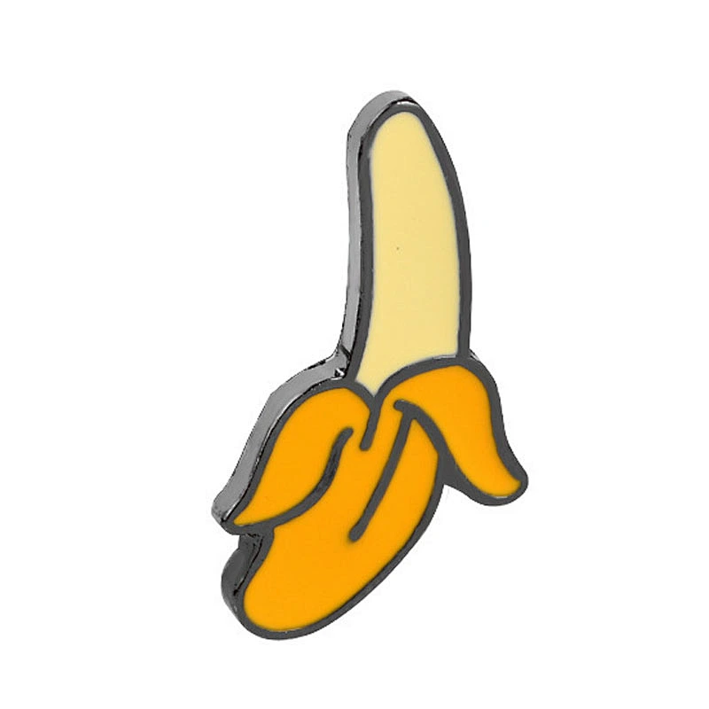 Factory Making Custom Fruits Lapel Pins Cute Soft Enamel Fruit Brooch for Garment Collar
