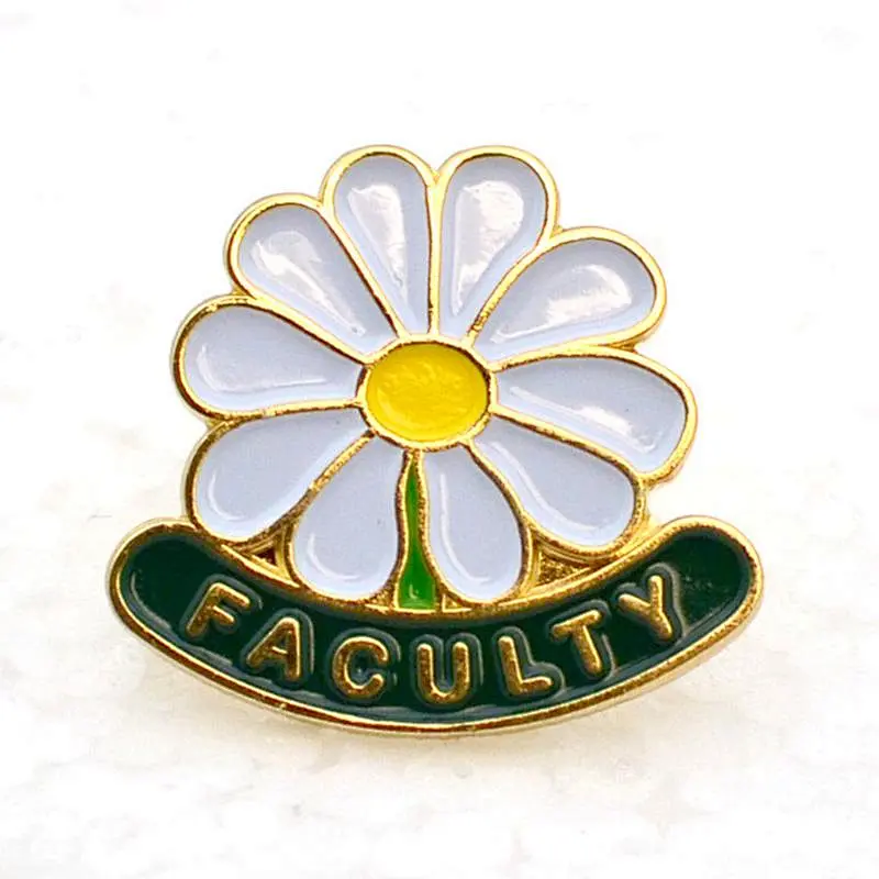 Wholesale Exquisite flower soft enamel lapel pin