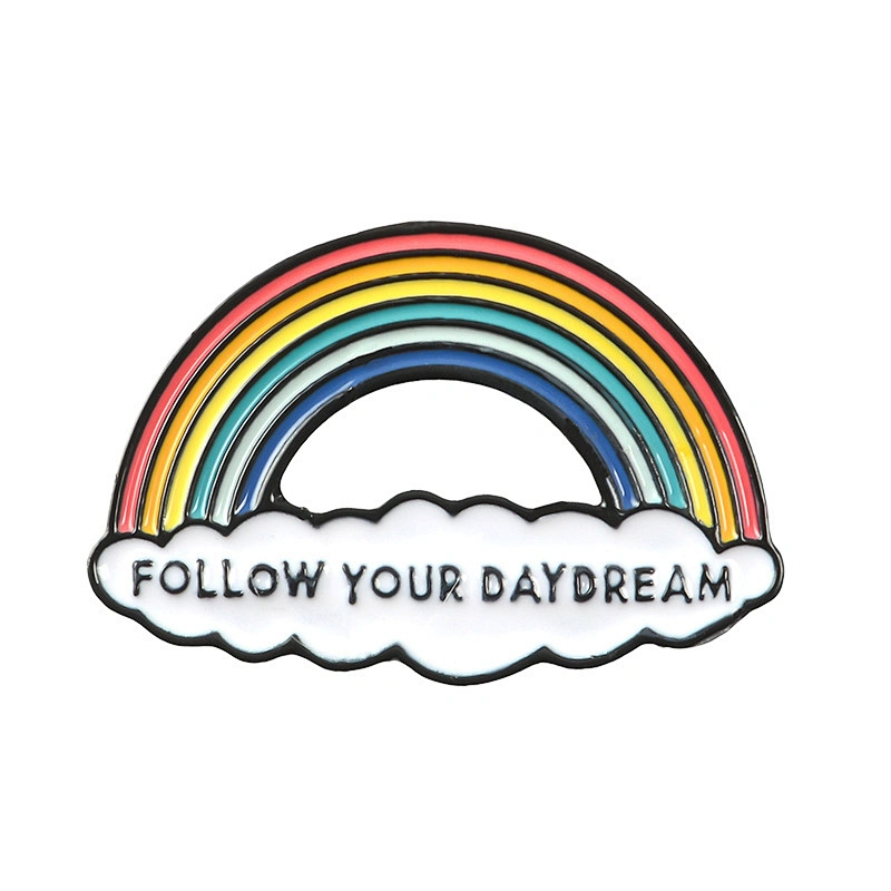 Factory Wholesale In Stock LGBT Pride Enamel Pin Gift Gay Pride Rainbow Metal Lapel Pins
