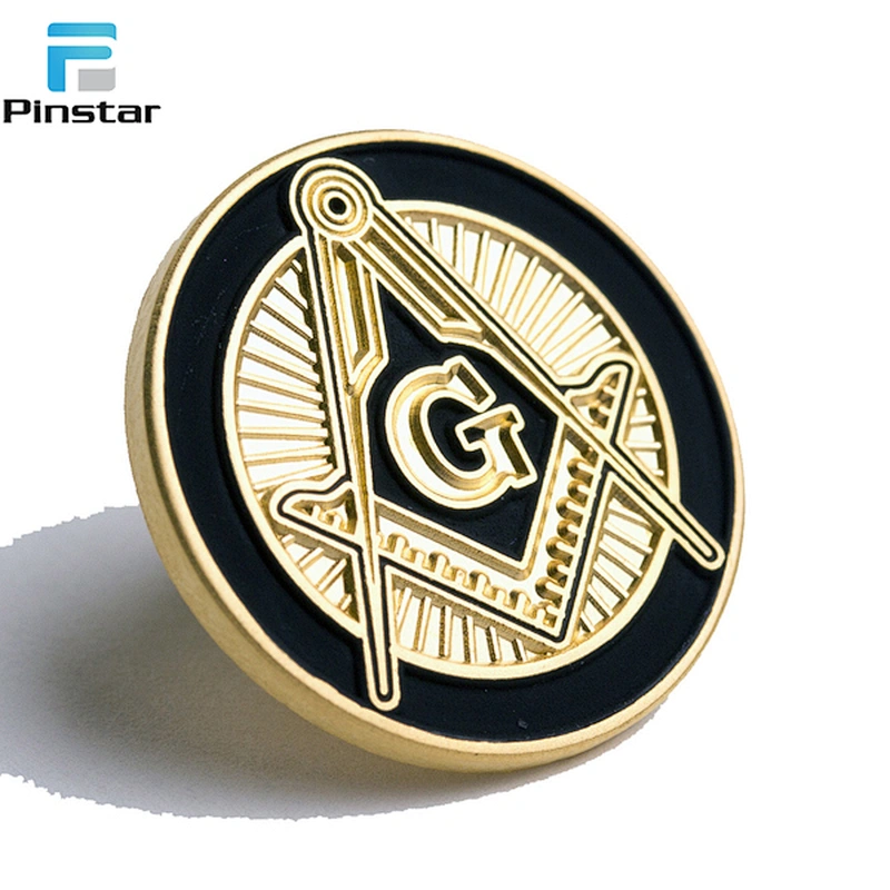 High quality manufacture of lapel pins wholesale masonic lapel pins