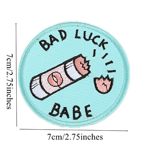 September Best Price Custom Sew On Iron On Embroidery Cloth Patches