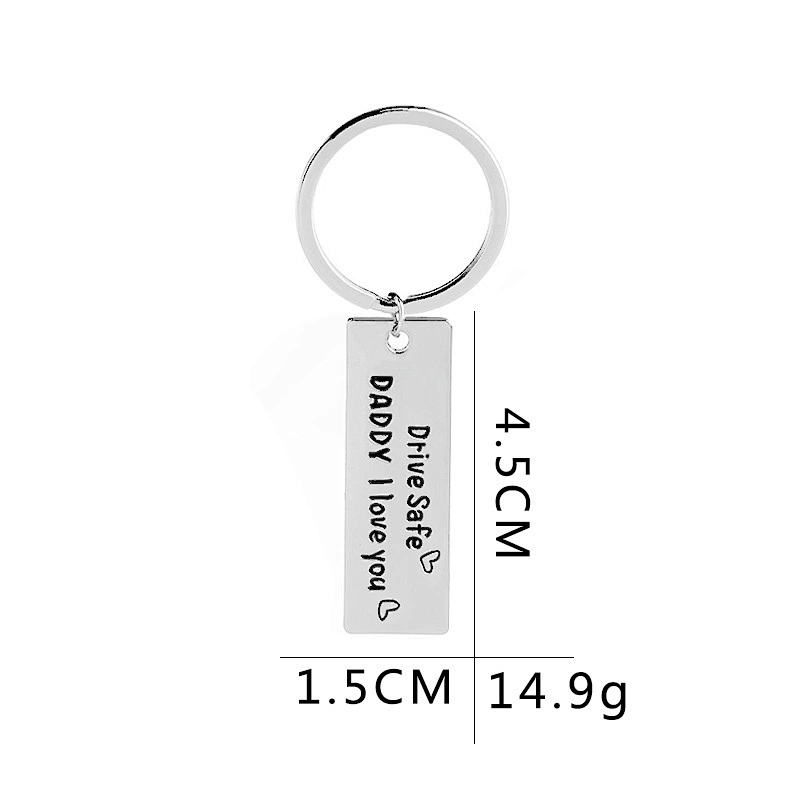 Making Custom Personalized Gift Father's Day DAD Metal Keychain