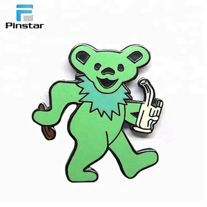 Custom made 3d metal character logo lapel pin badge