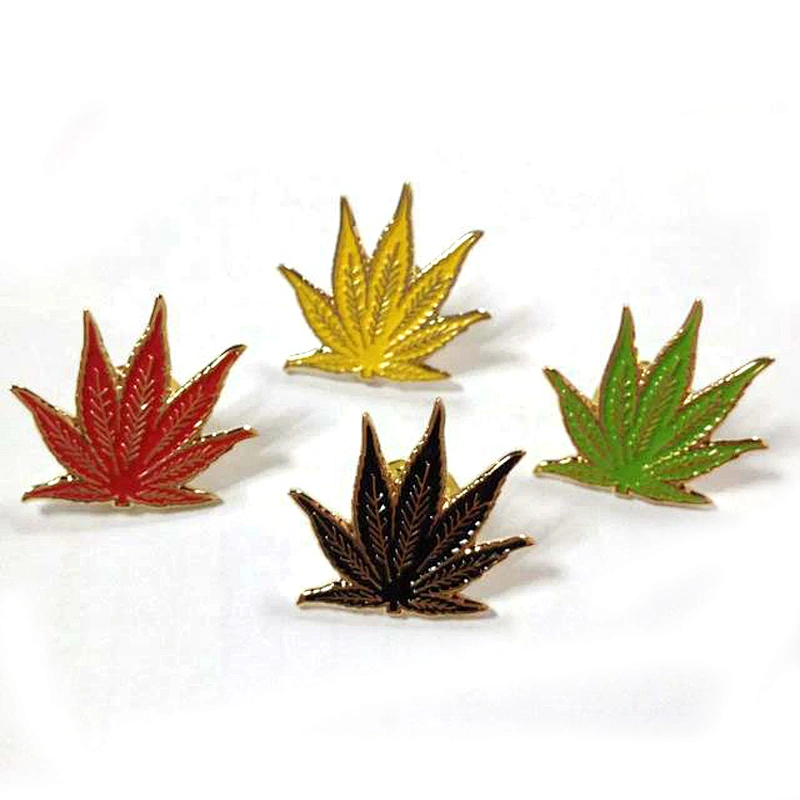 Making Grateful Dead Dab Life Hat Pin Badge Cannabis Leaf Enamel Lapel Pin