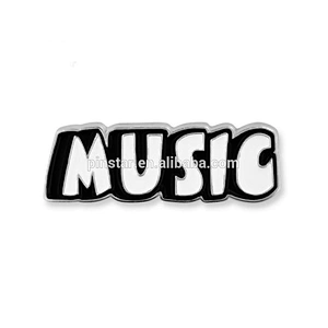 Direct china manufacturer produce wholesale soft enamel custom musical lapel pin