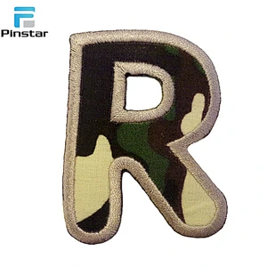 Custom Camouflage Letter Patches For Clothing