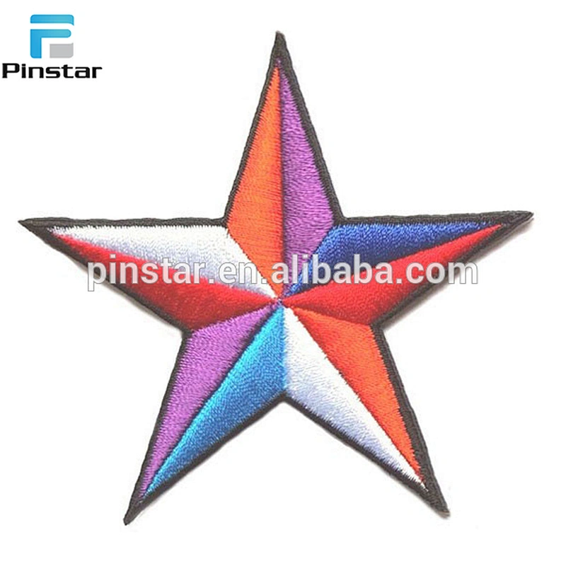 China factory wholesale sew on patch custom rose embroidery patch