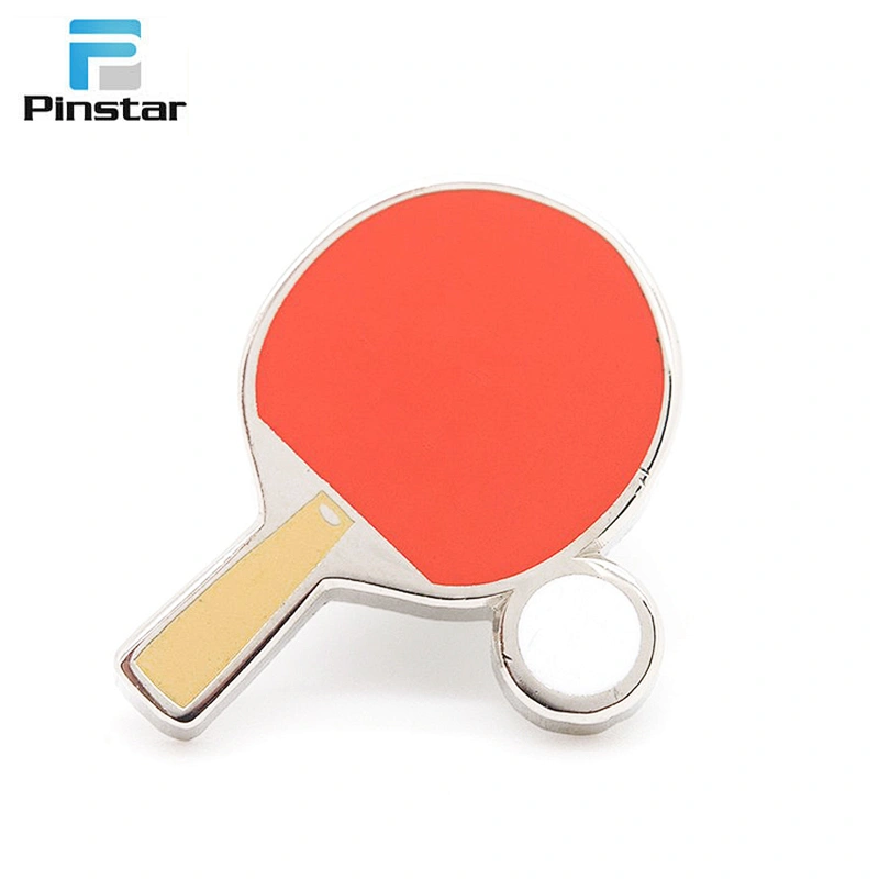 Cheap enamel american football shaped memorial lapel pin badges