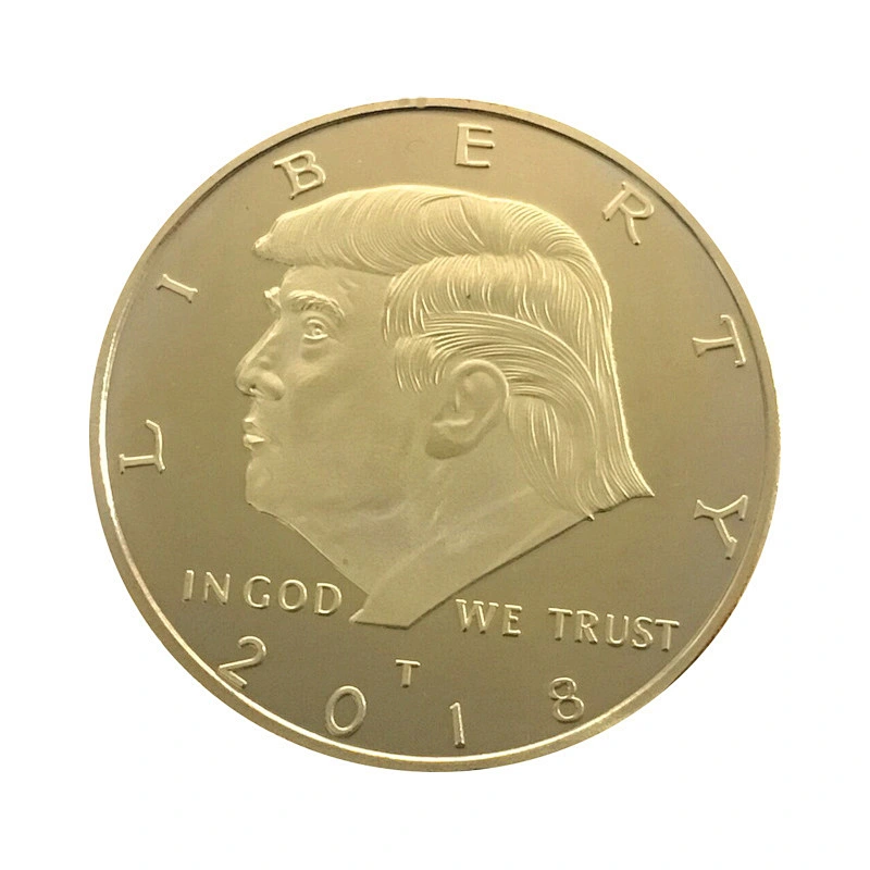 Hot Sale Custom America Trump Zinc Alloy for Souvenir Coin Gift