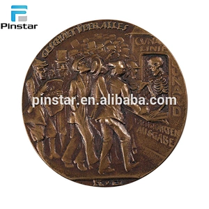 Souvenir high quality metal coins custom antiqu coin