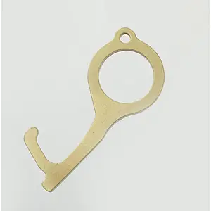 Edc Brass Door Opener keychain Anti virus, dust, bacteria, isolation