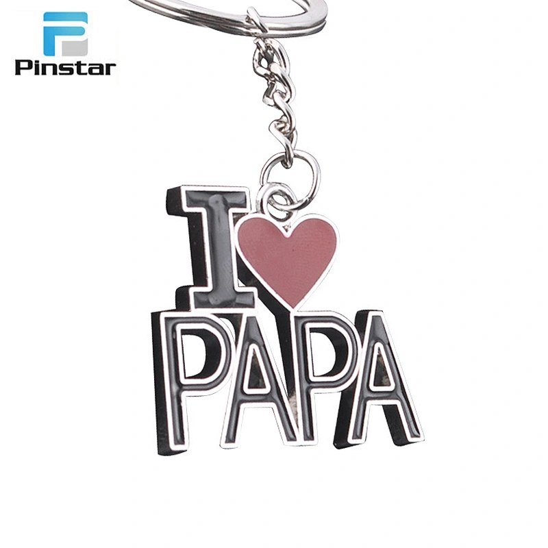 Make your own personalized metal keychain with letter name or pattern designs