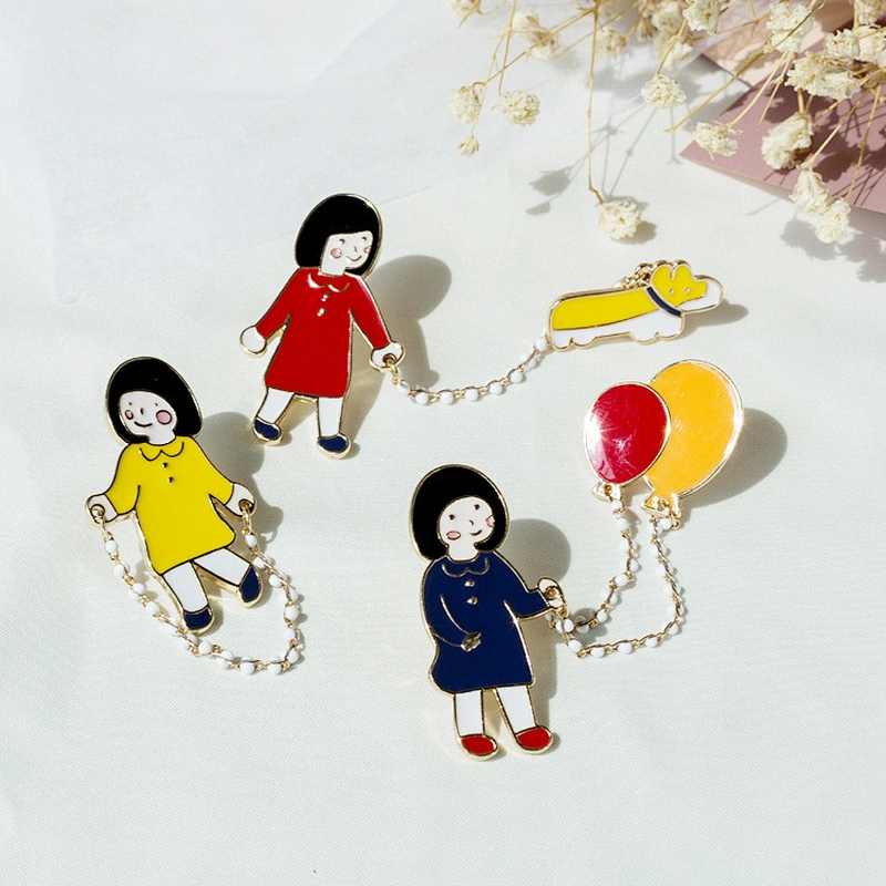 Wholesale Custom Soft Enamel Lapel Pin on Shirt Collar or on Vest