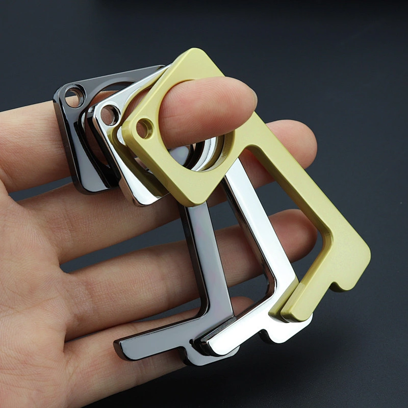 Hot Sale In Stock Multi Tool No Touch Opener Key Chain Hands Free Door Opener