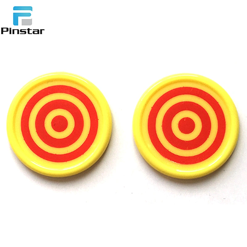 High quality environmental custom plastic token blank coin with printed logo