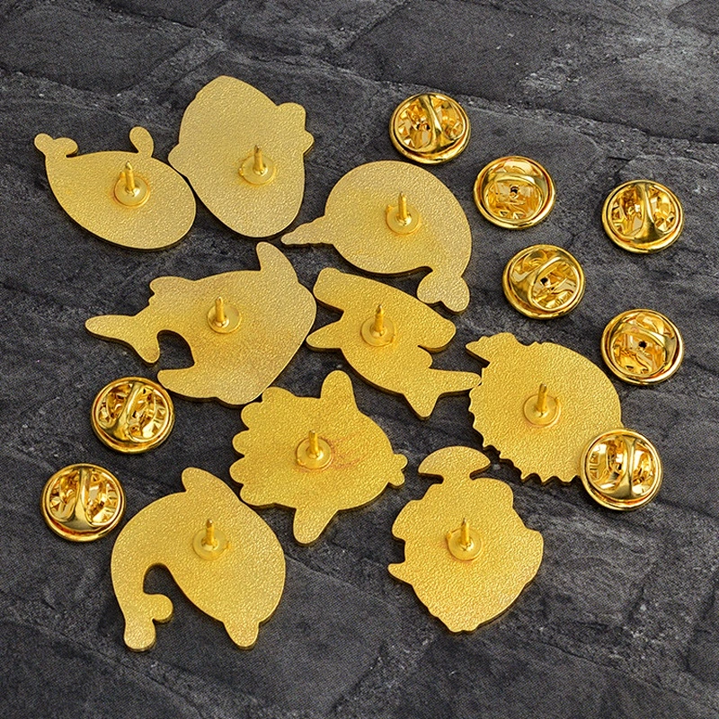 Factory Wholesale In Stock Sea Underwater World Souvenir Gift Cute Cartoon Fish Enamel Lapel Pin