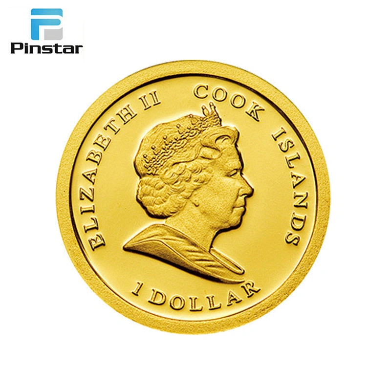 Factory outlet selling no minimum custom personalized various replica gold coins