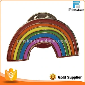 Rainbow Party LGBT Gay Lesbian Pride Balloon Pin Badge