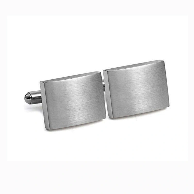 wholesale manufacturer gift box masonic brand blank silver custom logo cuff link cufflink for mens