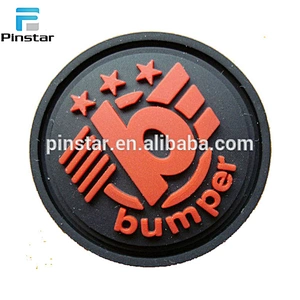 Low MOQ patches wholesale rubber badge custom patch pvc