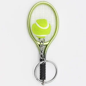 Simulation Tennis Keychain Bag Pendant Sports Activities Gifts Promotional Gifts