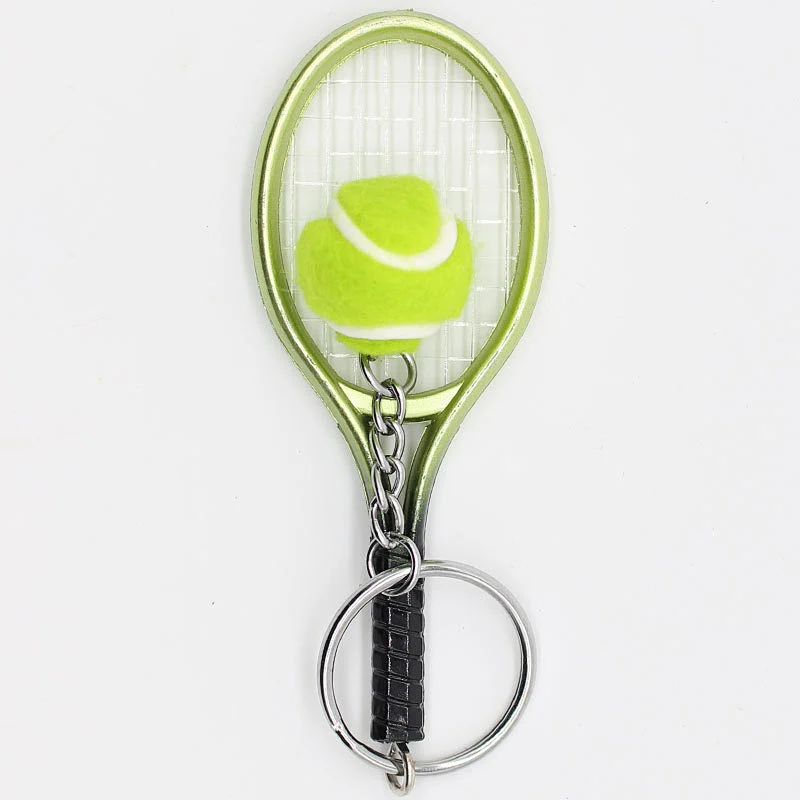 Simulation Tennis Keychain Bag Pendant Sports Activities Gifts Promotional Gifts