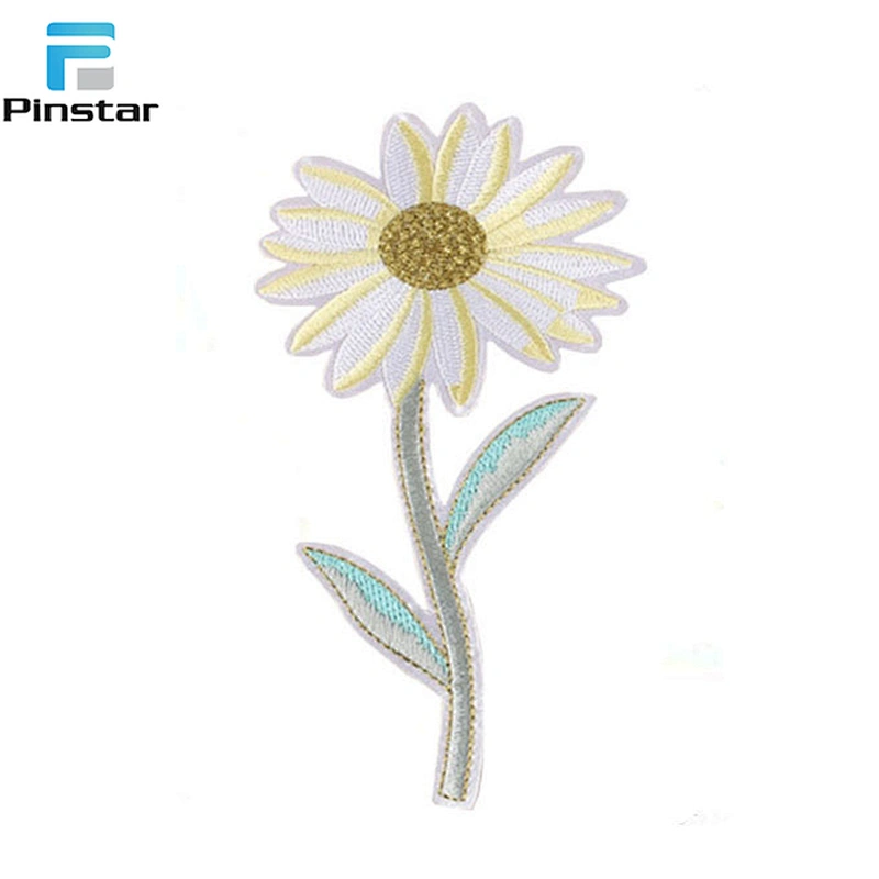 No MOQ manufacture flower embroidery patch