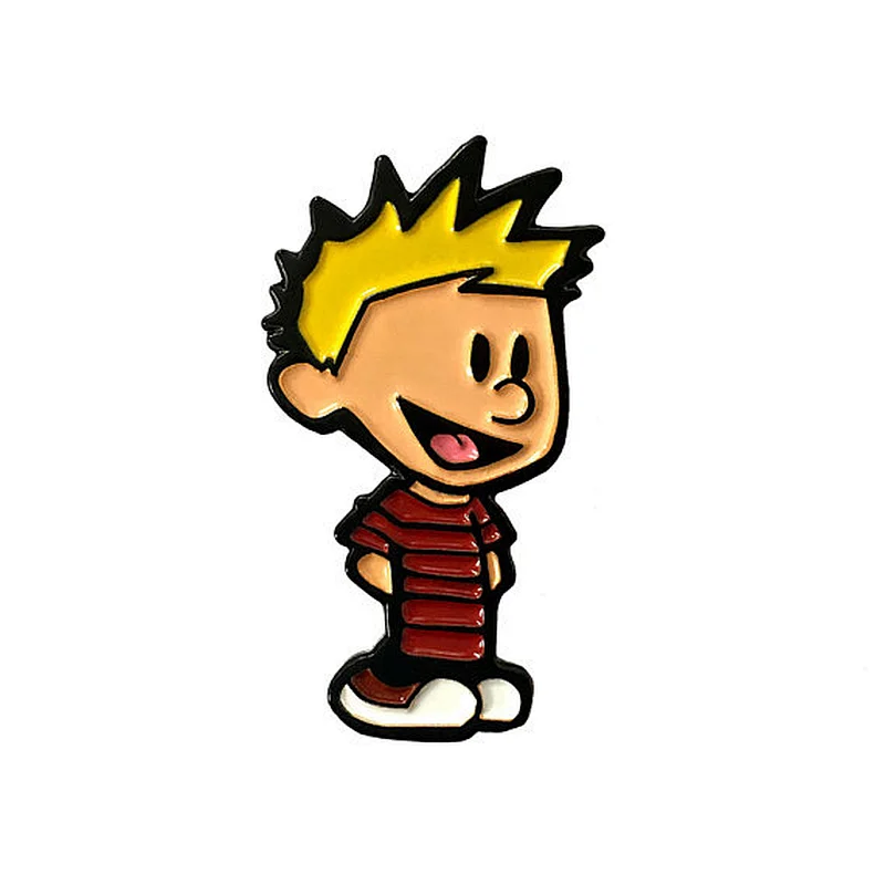 Direct sale personalized custom metal cute kids shaped lapel pin