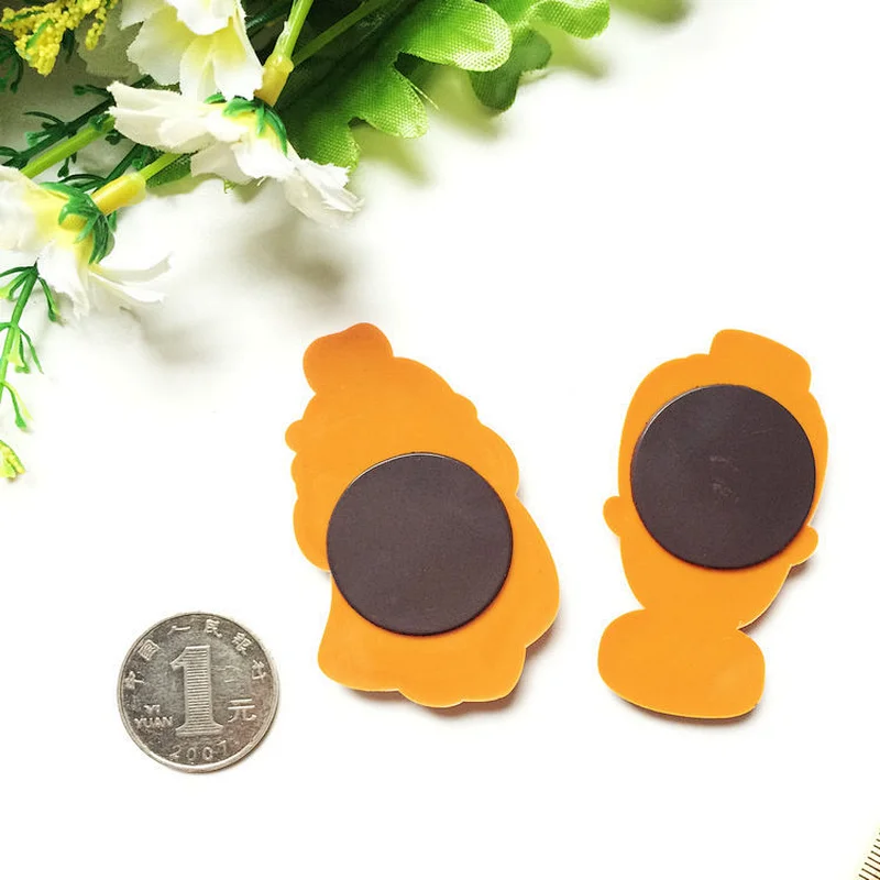 3D PVC Bride and Groom Wedding Magnets for Fridge Souvenir