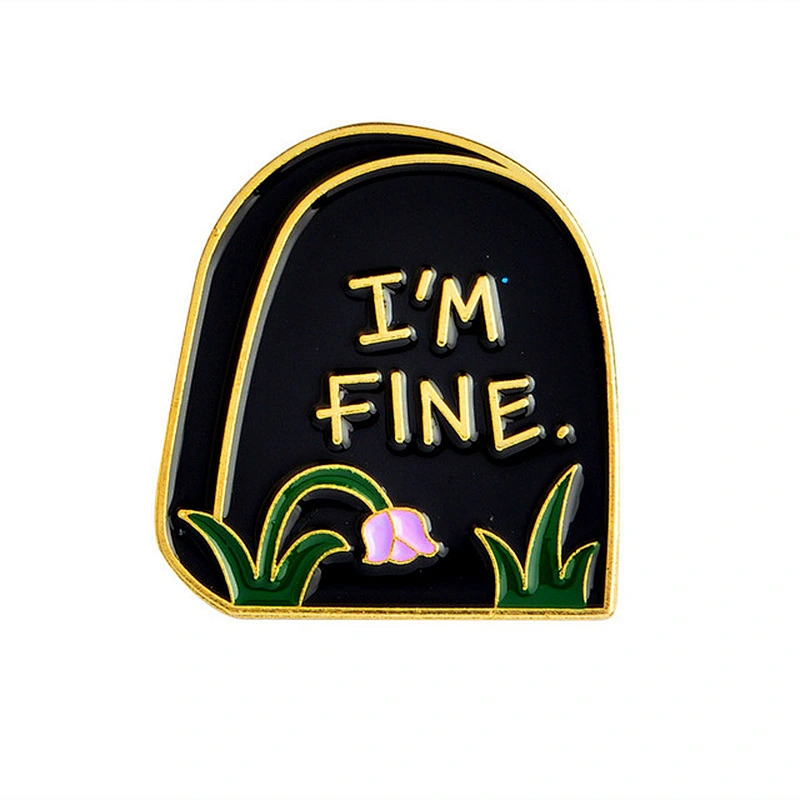 Promotion custom funny style metal enamel lapel pin