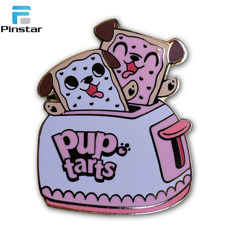 Wholesale cheap custom metal hard enamel kids cartoon character lapel pins