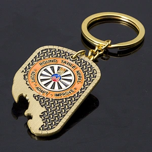 Custom your metal bottle opener key chain for wholesale