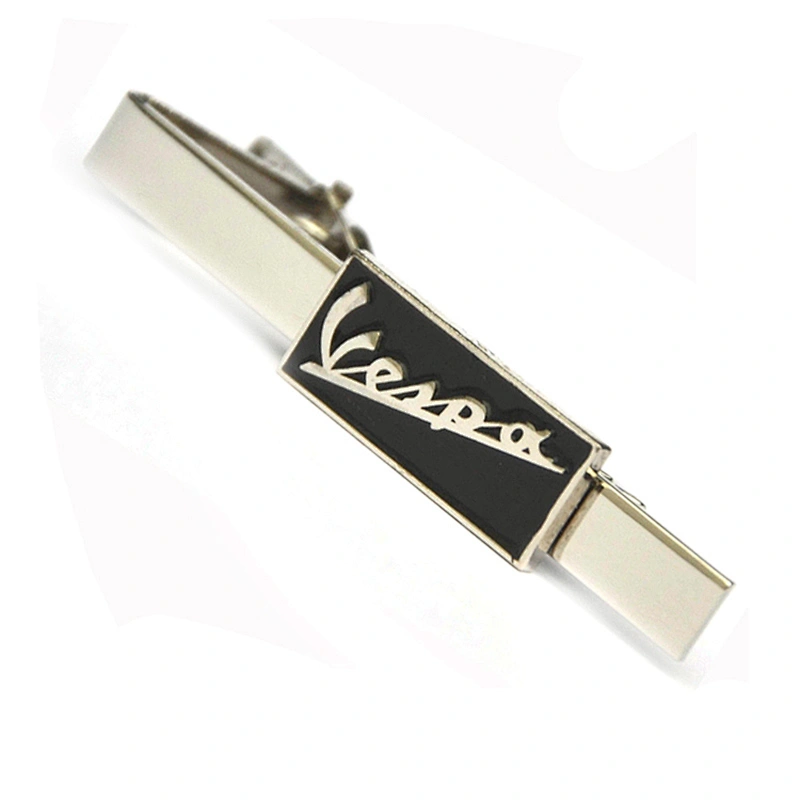 Good Price Fashion Engraved Gold/Silver Men Cufflink Tie Clip Set
