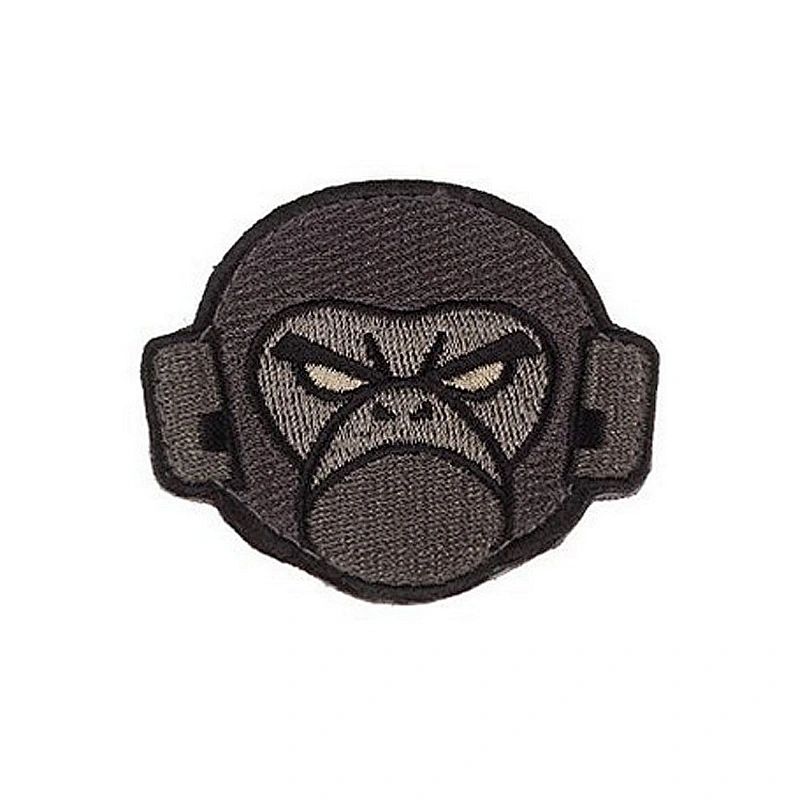 Custom Angry Monkey Embroidery Patches For T-shirts