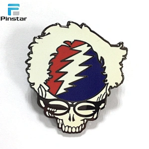 Wholesale china manufactures custom grateful dead musical lapel pins