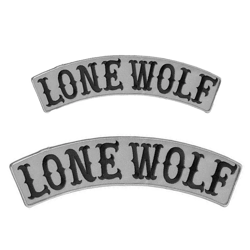 China factory support custom embroidered letter patches for clothing
