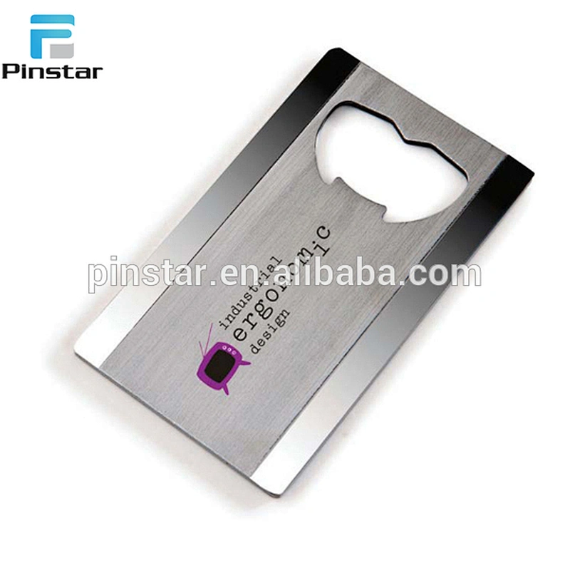 No MOQ bottle opener business card custom metal bottle opener