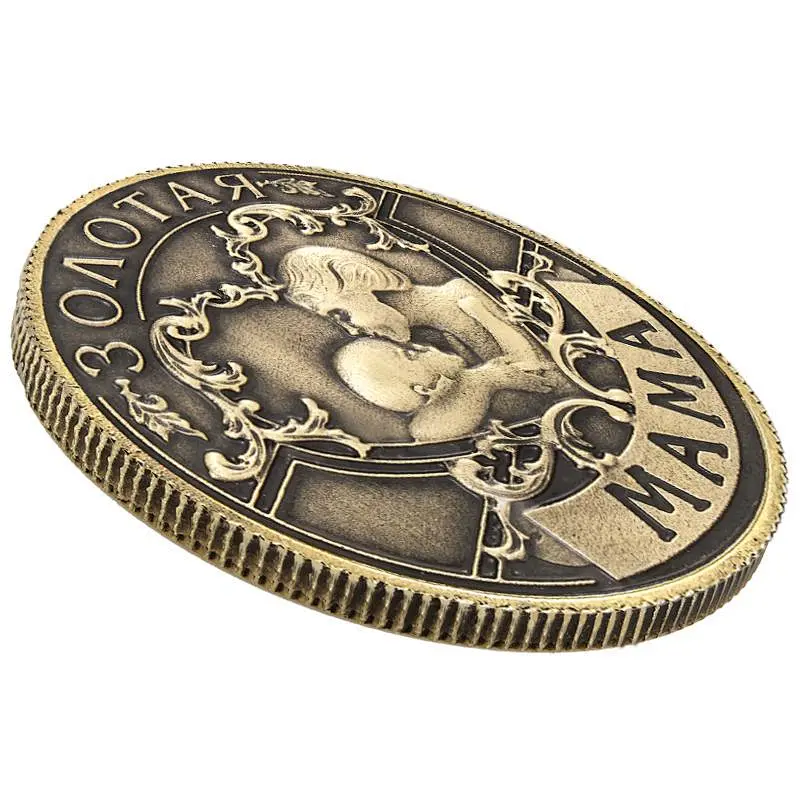 Factory direct sales cheap custom mother metal souvenir coins